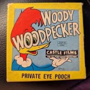 Vtg Woody Woodpecker 8MM Private Eye Pooch 1955